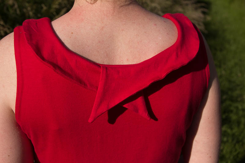 Robe Moneta rouge-4
