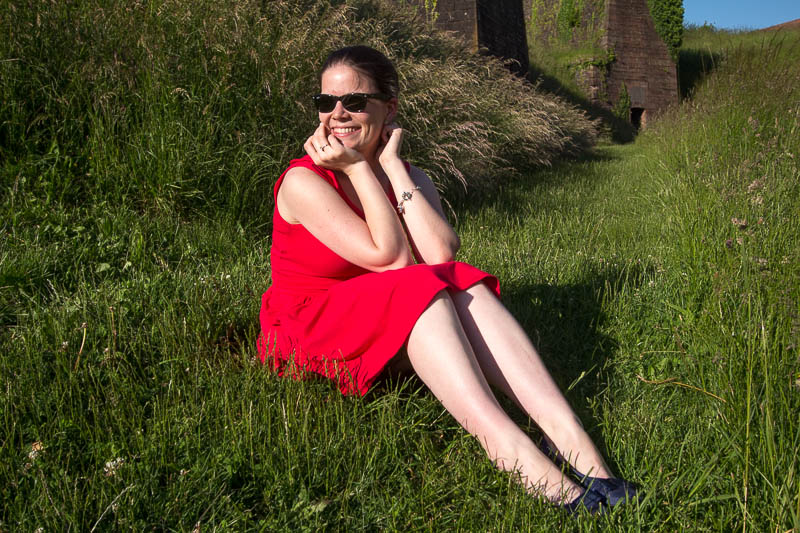 Robe Moneta rouge-6