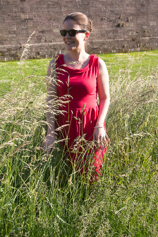 Robe Moneta rouge-7